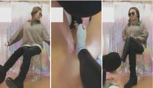 桑爷，皮裤长靴棉袜下的贱狗-97LZTD-1669