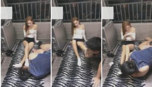 【Cici美美】史上最精彩：圣水棉袜调教厕奴-97LZTD-1982