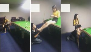 【芷晴女s】劲爆！带小M来台球厅找朋友-97LZTD-1984