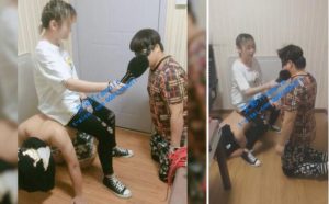 【冰冰女王S】双奴惩罚猜拳游戏！疼痛和刺激并存-97LZTD-1988