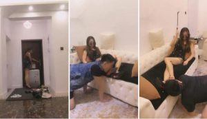【CiciBanna】主人回家啦，调教狗狗咯-97LZTD-2694