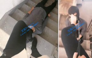 【琛儿女主】楼道里玩会狗 贱嘴当烟灰缸-97LZTD-3325