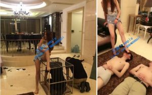 【嘉怡S】调教双M-狗笼羞辱虐乳-97LZTD-3465