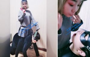 【冰冰女王s】犯贱！口水钻胯羞辱你爽吗？-97LZTD-1155