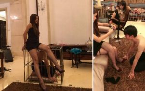 【嘉怡S】狗笼调教，羞辱，钻胯-97LZTD-1282