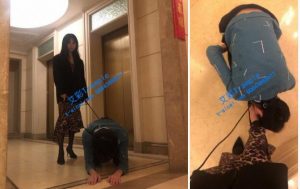 【诗允S】电梯口调教害怕被发现的贱狗-97LZTD-1647