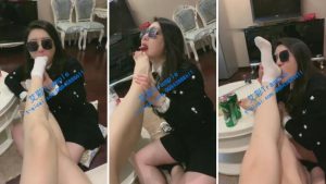 【歌迪丝S】首次白棉袜调女奴,吃袜子-97LZTD-1652