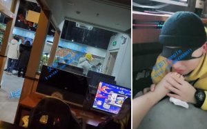 【Vinnie维妮】tj：网吧公调弟弟 舔脚耳光