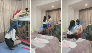 【姬娜女王】废物脑公偷内物伺候情侣主