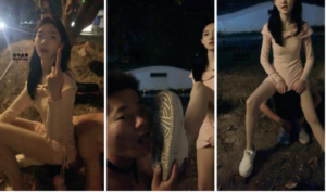 【千千】超美艺校女神-户外遛狗-97LZTD-32066