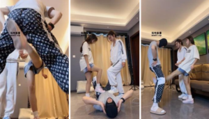 【狗哥】商场开发双白袜素人虐-97LZTD-32472