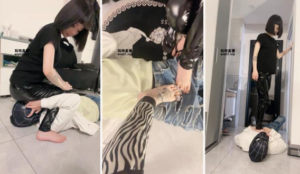 【江湖狼】坐脸窒息-踩踏虐绿帽奴-97LZTD-328283