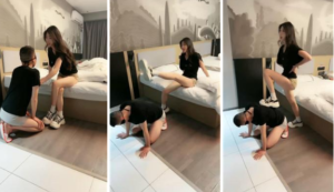 【西彤】休闲鞋白袜黑丝虐-97LZTD-328575