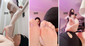 【猫神】高跟丝袜美腿踩脚垫奴-97LZTD-328773