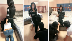 【伊潼】骑马转胯-双奴舔棉袜-鞭打-97LZTD-328776