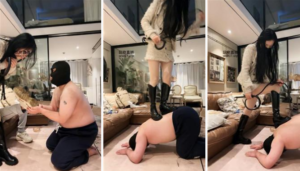 【帝君帝后】情侣主-绿帽舔脏鞋骑马转胯踩踏-97LZTD-328845