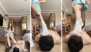 【子熙大人】超臭白袜气味辱-踩踏-97LZTD-329061
