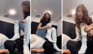 【倪小主】长靴紫丝碾压踩-踢裆-97LZTD-329069