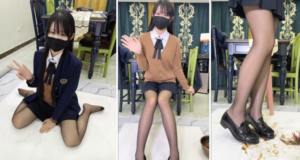【ToKNai】留学生Amelia和小龙虾的游戏，正宗日式制服 YC-250509-97LZTD-329144