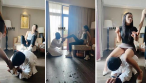 【宇王and瑾王】双S-暴力鞋底耳光强迫舔地板-97LZTD-329218